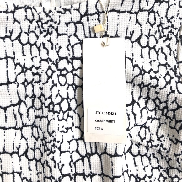 Lulus Snake Print Mini Dress Black & White Small - Picture 6 of 6